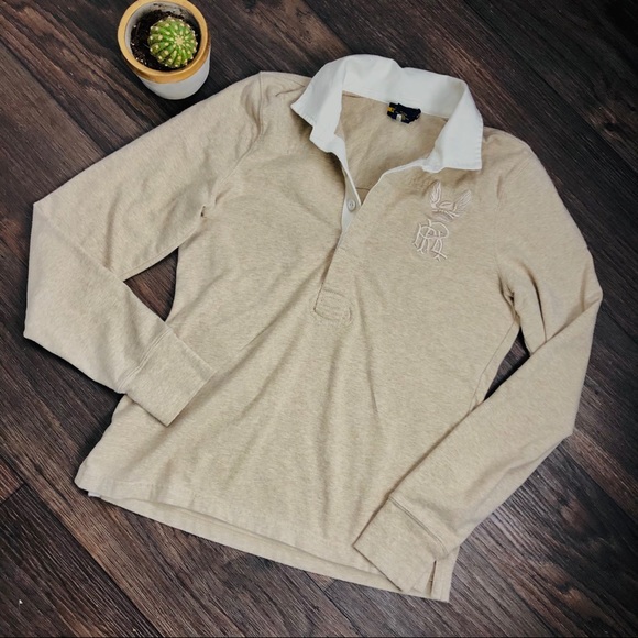 Polo Ralph Lauren Tops - Polo Ralph Lauren RRL Rugby Shirt